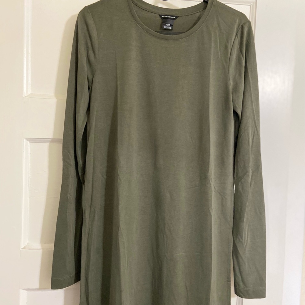 Green club Monaco tunic top